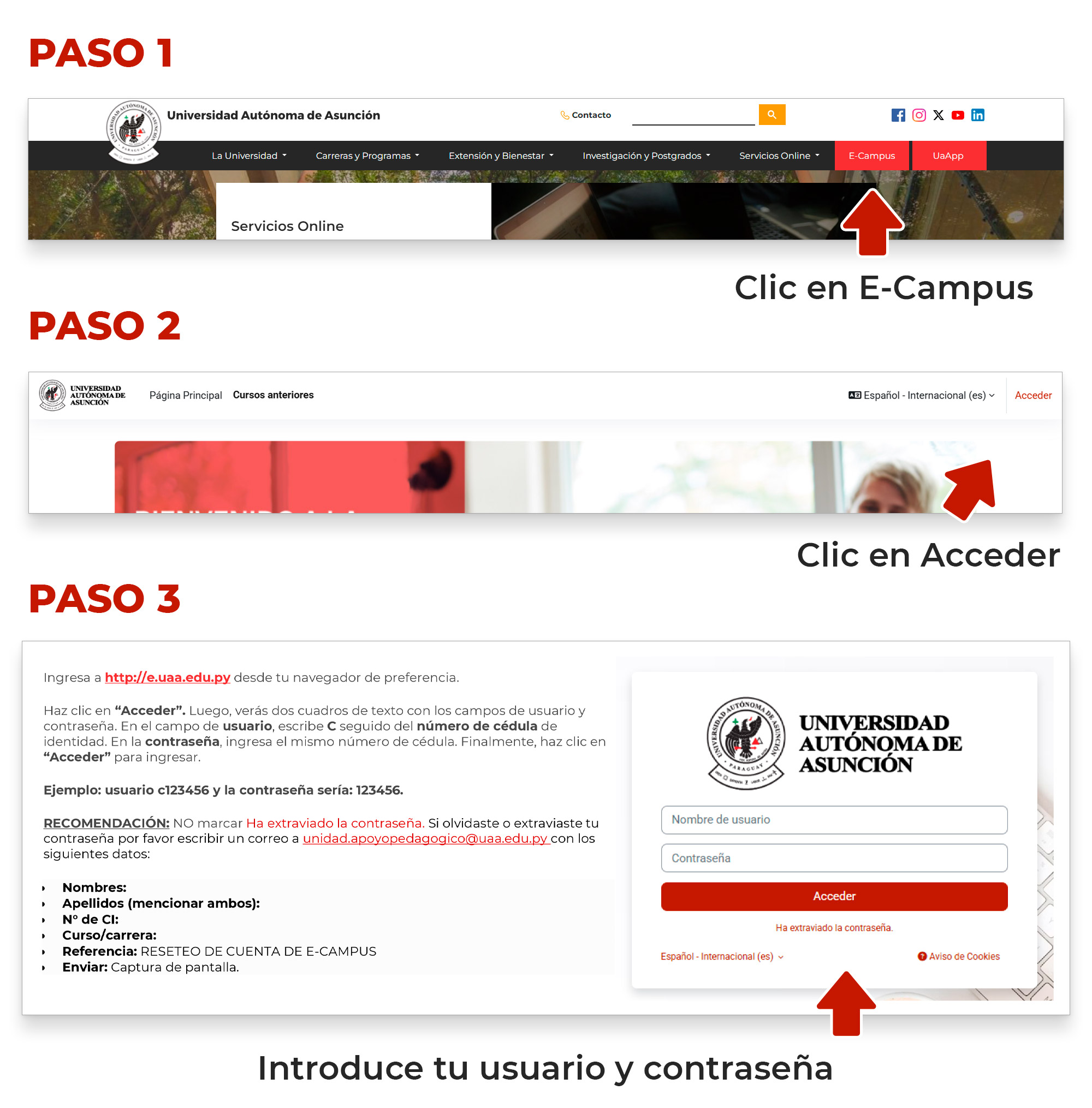 Pasos ecampus 1