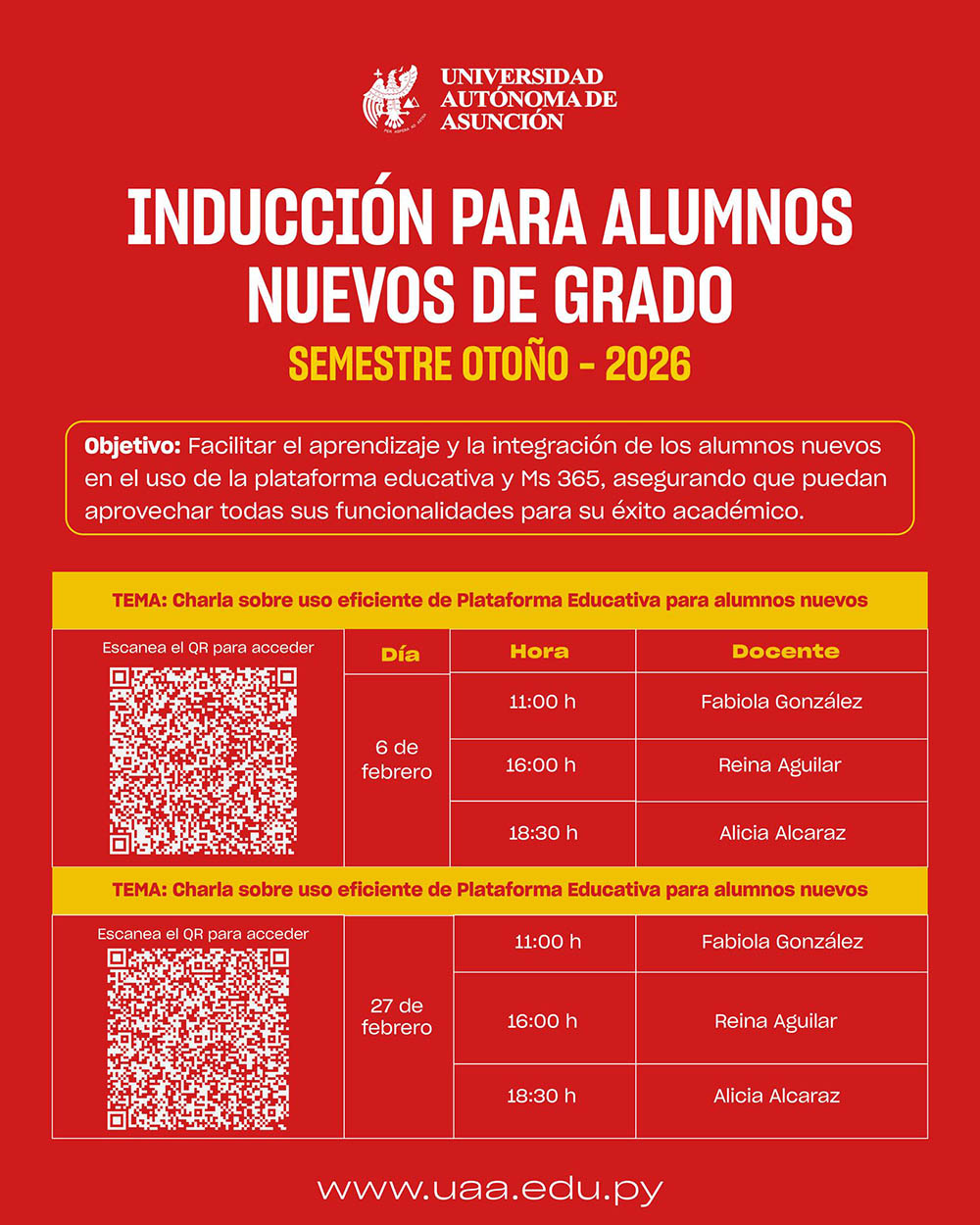 Inducci&oacute;n UAA