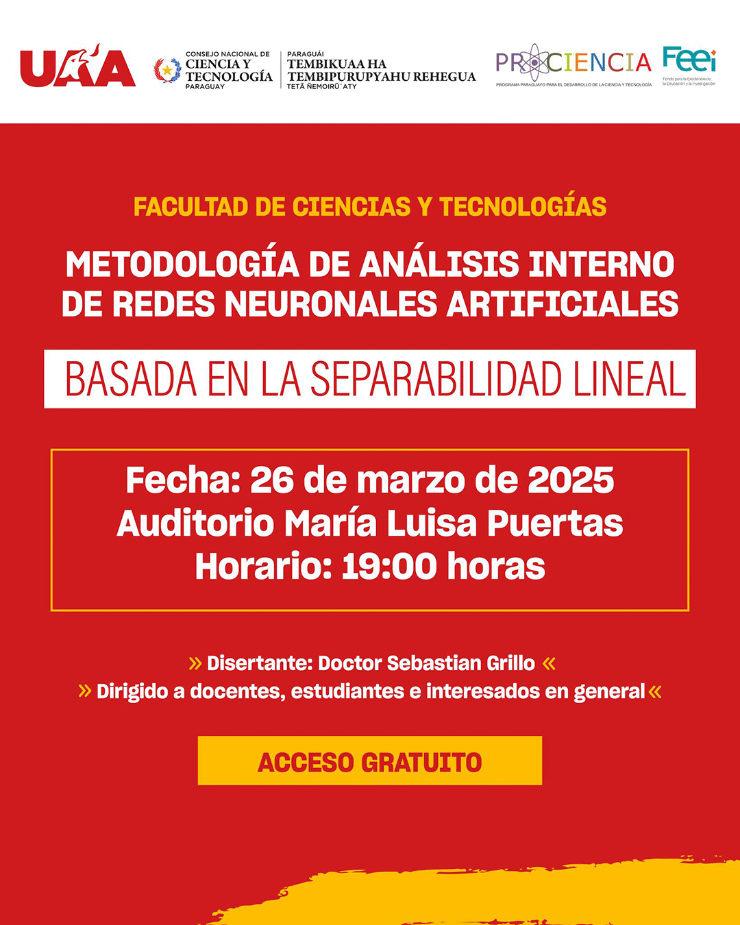 Charla ciencias informáticas y análisis de sistemas