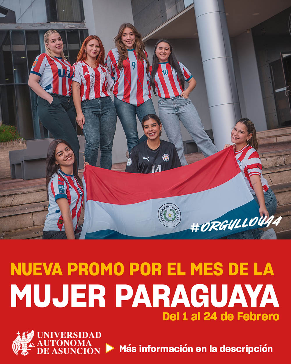 Promo descuentos mujer paraguaya
