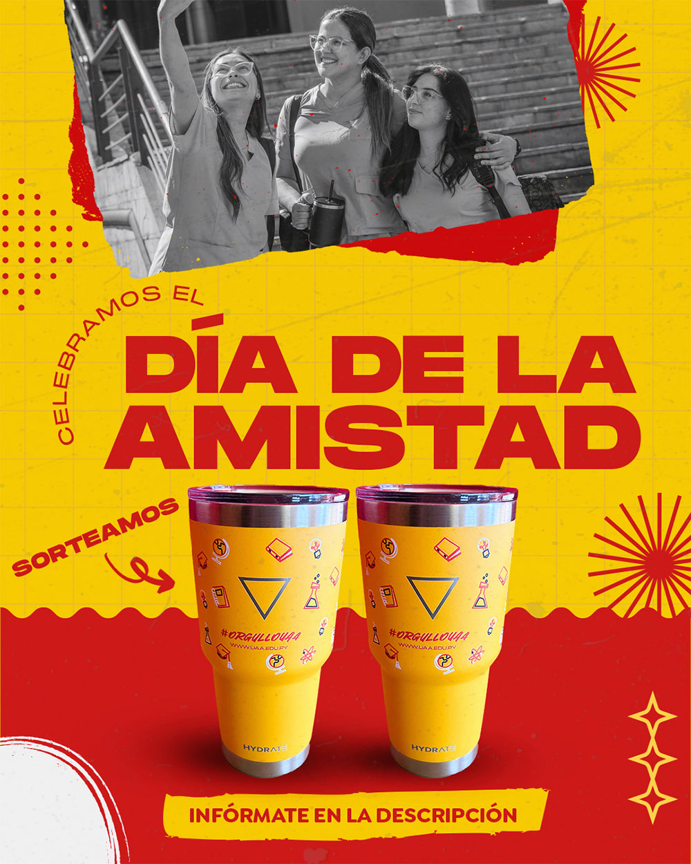 amigos en la facultad