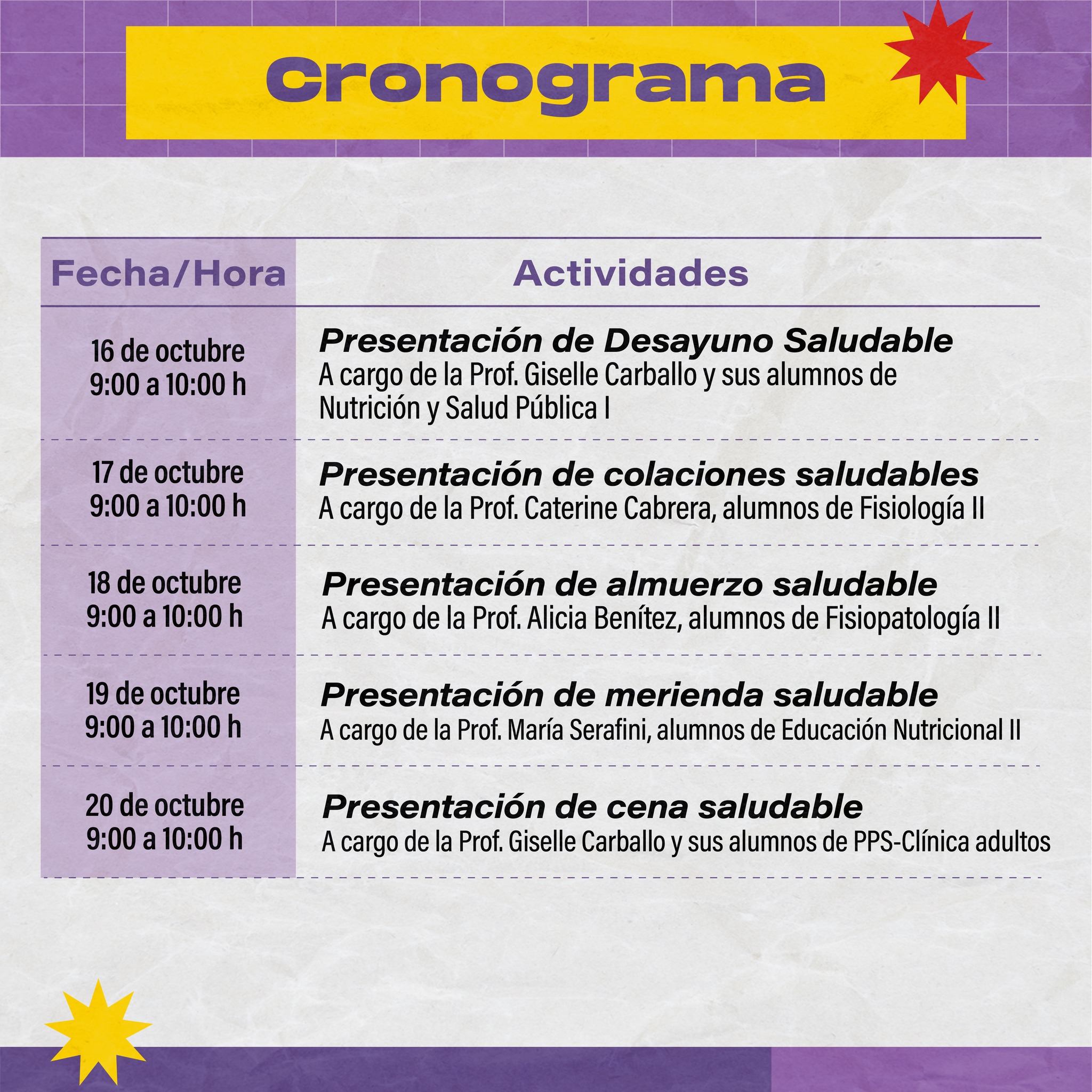 Semana de la Alimentación Saludable